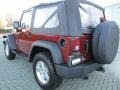 2009 Red Rock Crystal Pearl Coat Jeep Wrangler X 4x4  photo #3