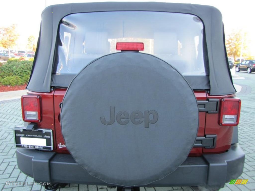 2009 Wrangler X 4x4 - Red Rock Crystal Pearl Coat / Dark Khaki/Medium Khaki photo #4
