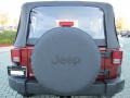 2009 Red Rock Crystal Pearl Coat Jeep Wrangler X 4x4  photo #4
