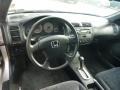 Black 2002 Honda Civic EX Coupe Interior Color