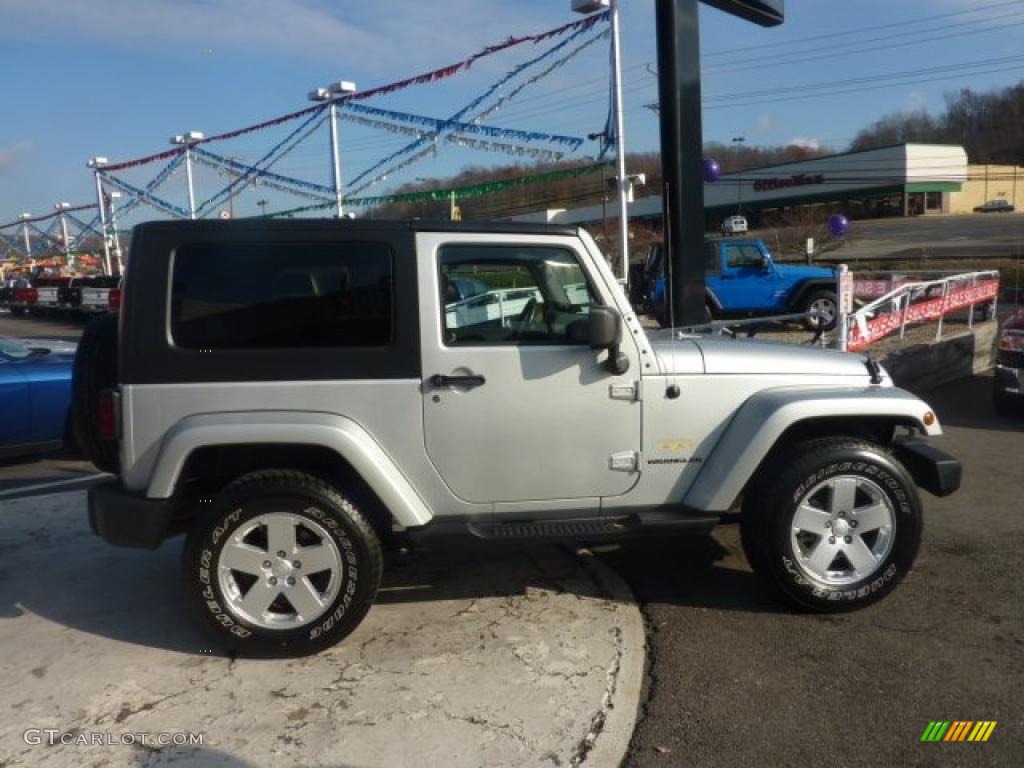 Bright Silver Metallic 2008 Jeep Wrangler Sahara 4x4 Exterior Photo #40322060