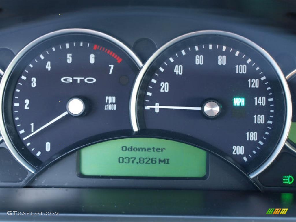 2004 Pontiac GTO Coupe Gauges Photo #40322160