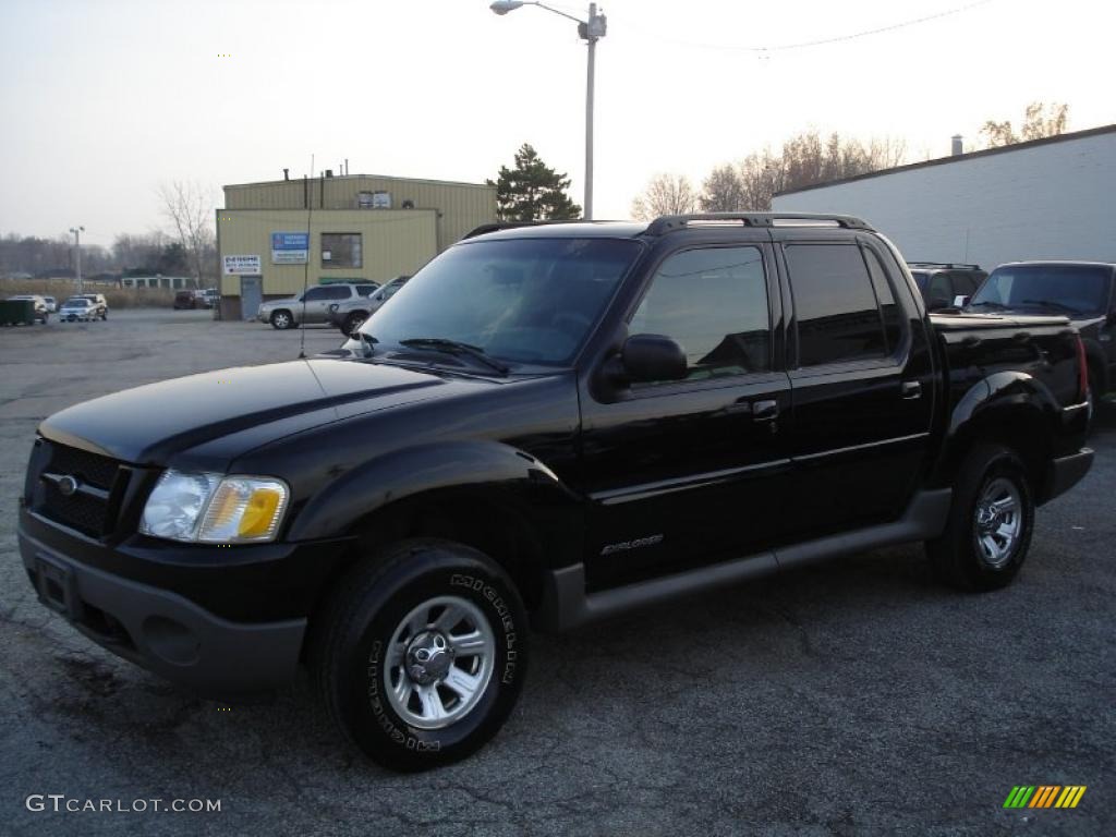 2001 Explorer Sport Trac 4x4 - Black / Dark Graphite photo #1