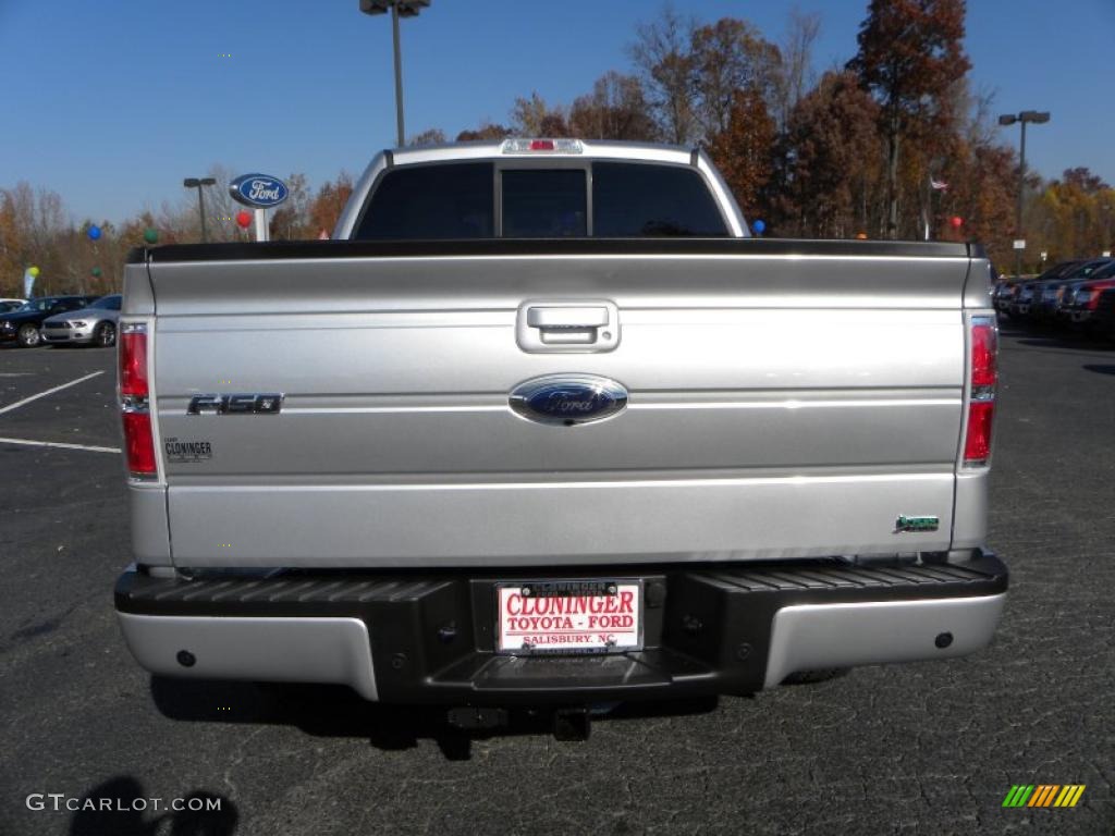 2010 F150 FX4 SuperCrew 4x4 - Ingot Silver Metallic / Black photo #4