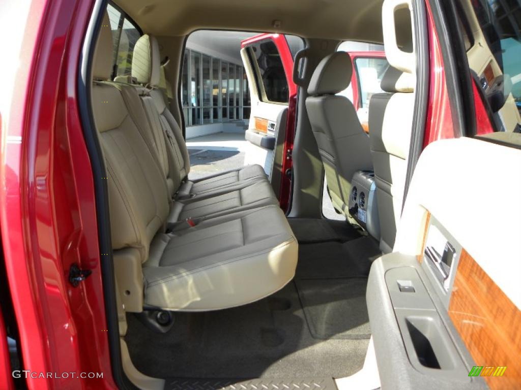 2010 F150 Lariat SuperCrew 4x4 - Red Candy Metallic / Tan photo #11
