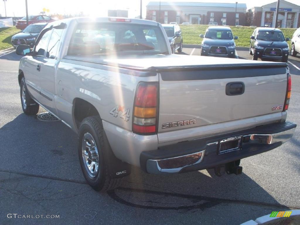 2006 Sierra 1500 SLE Extended Cab 4x4 - Silver Birch Metallic / Dark Pewter photo #3