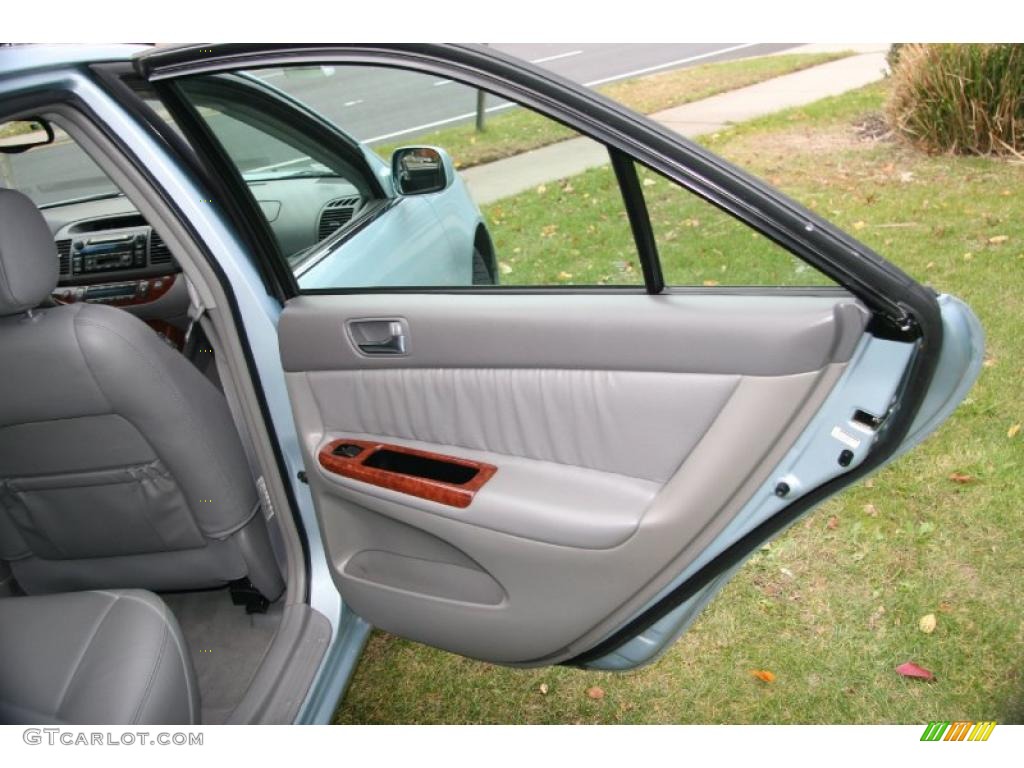 2006 Camry XLE V6 - Sky Blue Pearl / Stone Gray photo #16