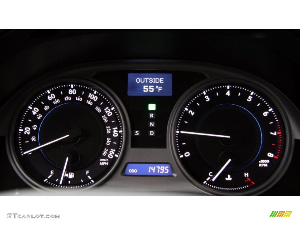2009 Lexus IS 250 AWD Gauges Photo #40327120