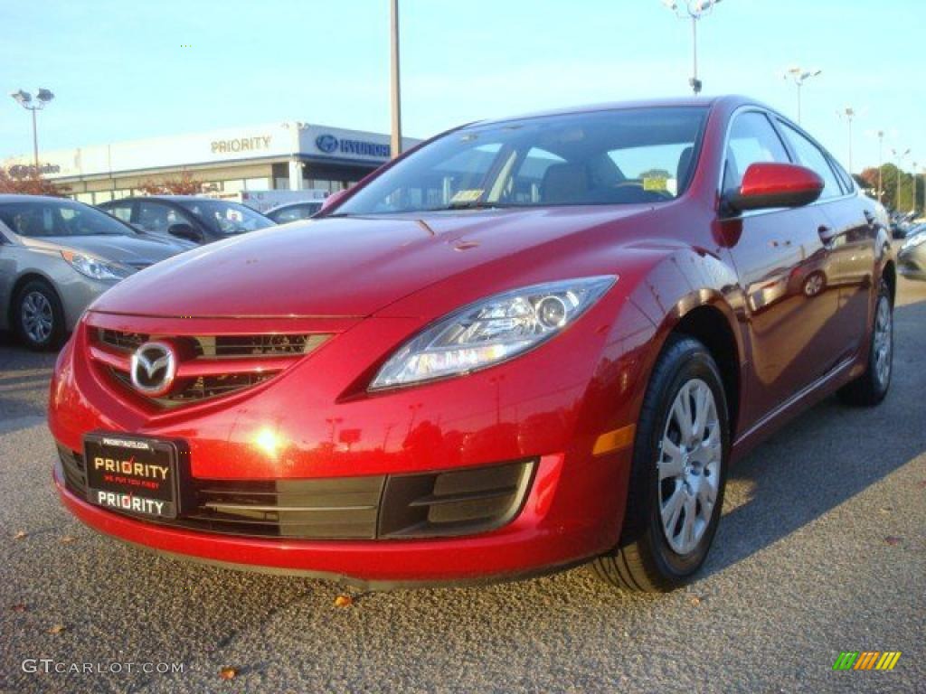 2009 MAZDA6 i Sport - Sangria Red Mica / Gray photo #1