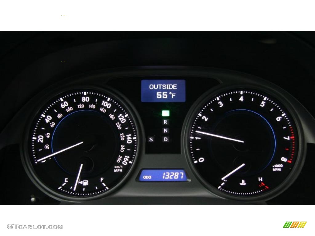2010 Lexus IS 250 AWD Gauges Photo #40327560