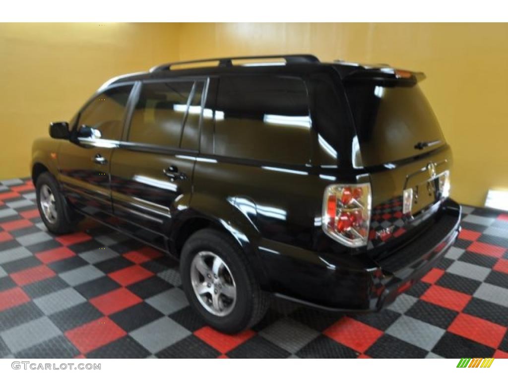 2008 Pilot EX-L 4WD - Formal Black / Saddle photo #3