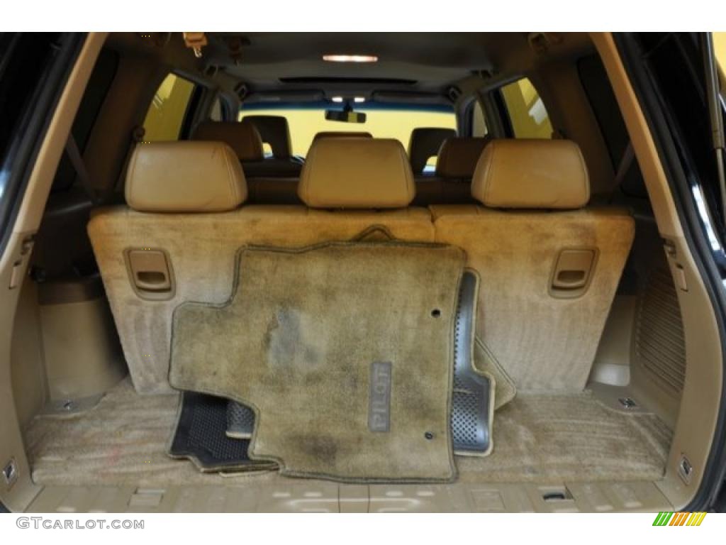 2008 Pilot EX-L 4WD - Formal Black / Saddle photo #13