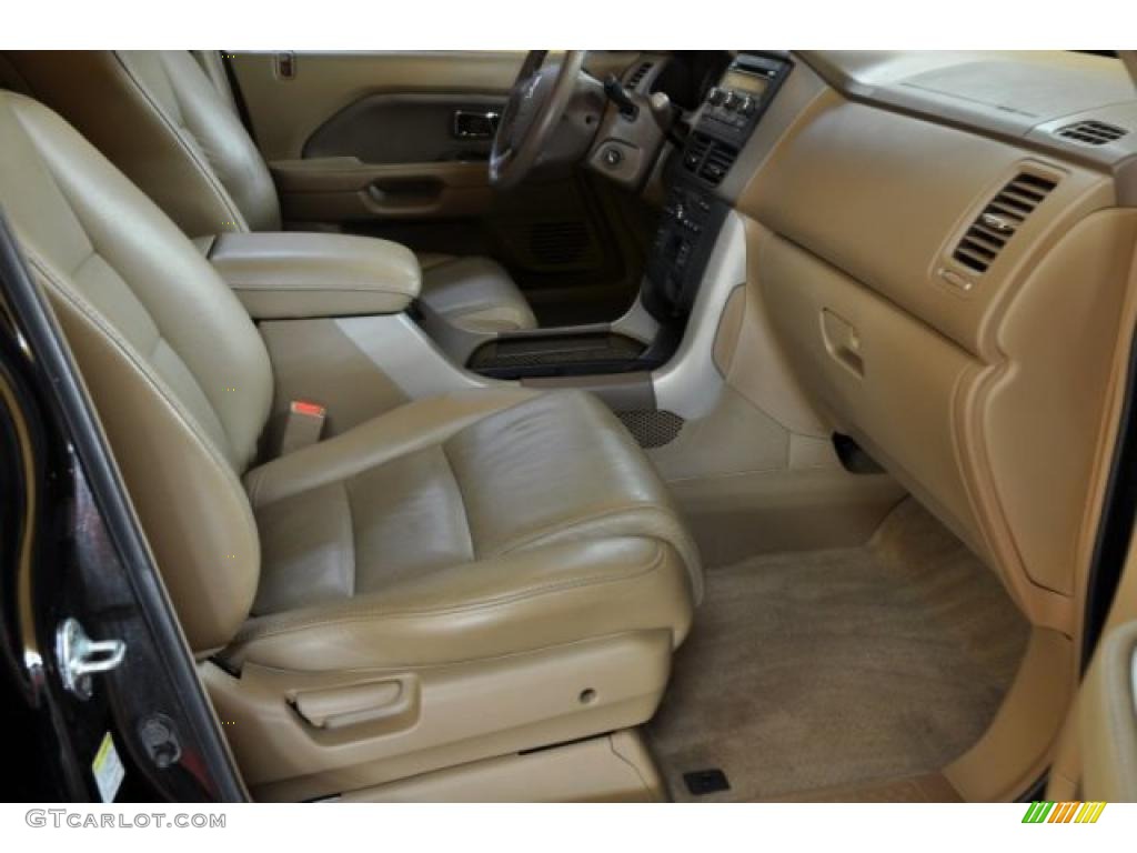 2008 Pilot EX-L 4WD - Formal Black / Saddle photo #15