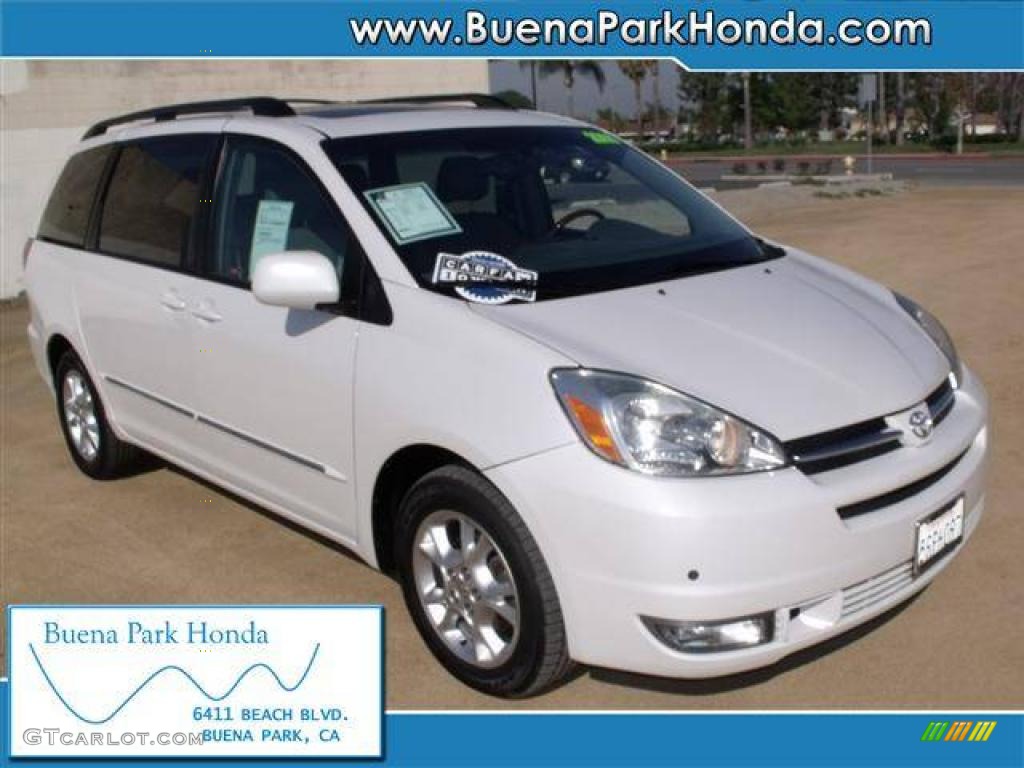 2005 Sienna XLE Limited - Natural White / Stone photo #1