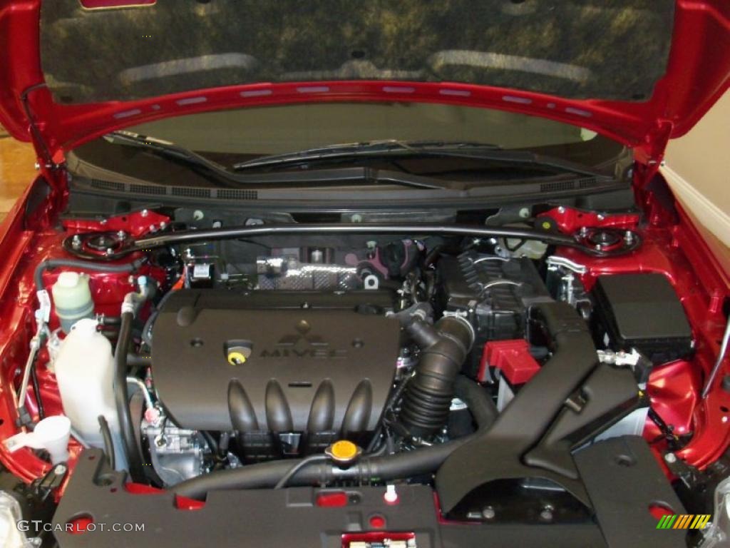 2011 Mitsubishi Lancer GTS 2.4 Liter DOHC 16-Valve MIVEC 4 Cylinder Engine Photo #40328949