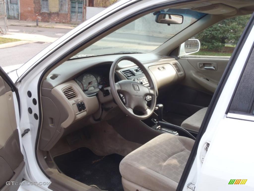 Ivory Interior 2002 Honda Accord SE Sedan Photo #40329005