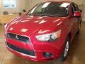 2011 Rally Red Metallic Mitsubishi Outlander Sport ES  photo #1