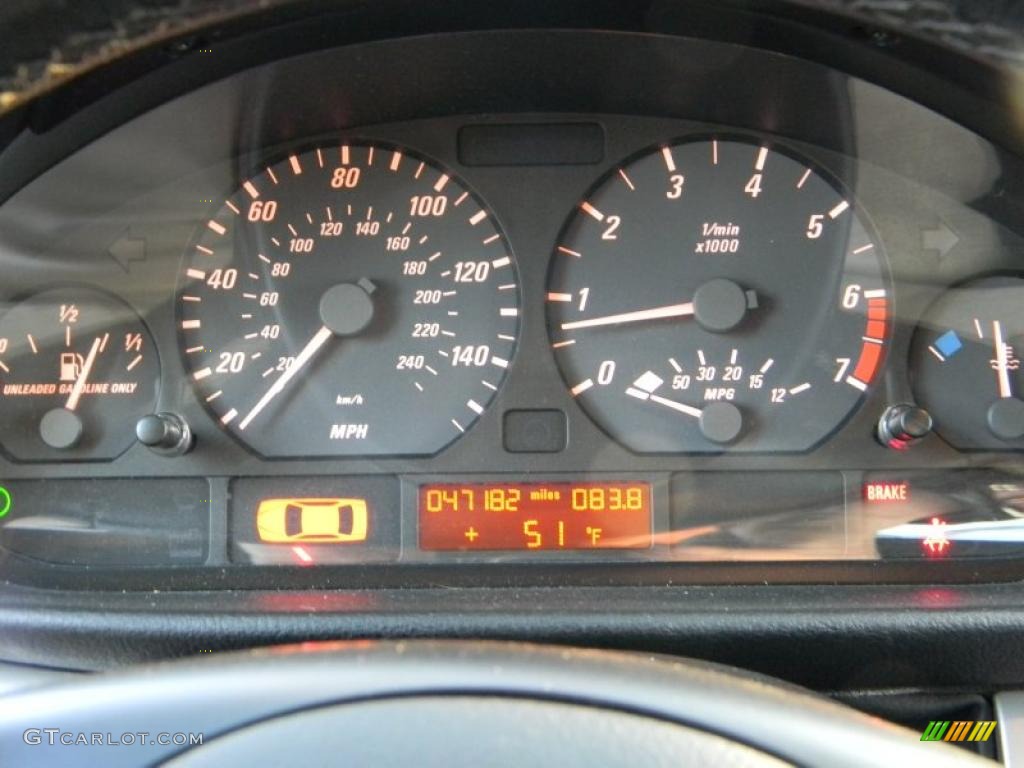 2002 BMW 3 Series 325i Convertible Gauges Photo #40333034