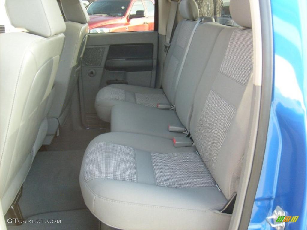 2008 Ram 1500 Big Horn Edition Quad Cab 4x4 - Electric Blue Pearl / Medium Slate Gray photo #14