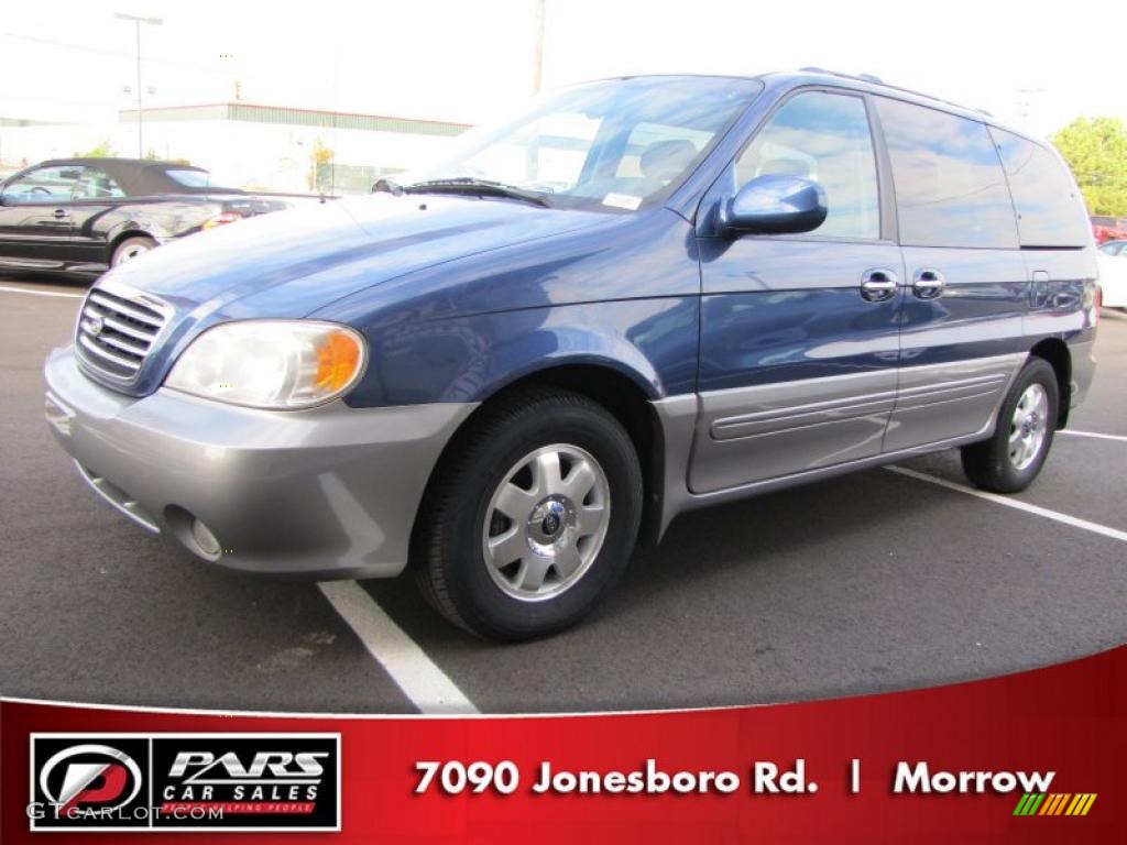2003 Sedona LX - Blue Sapphire / Gray photo #1