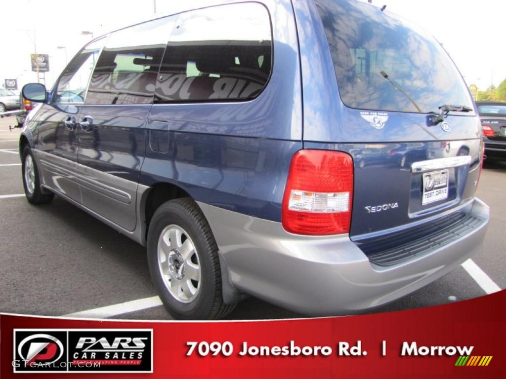 2003 Sedona LX - Blue Sapphire / Gray photo #2