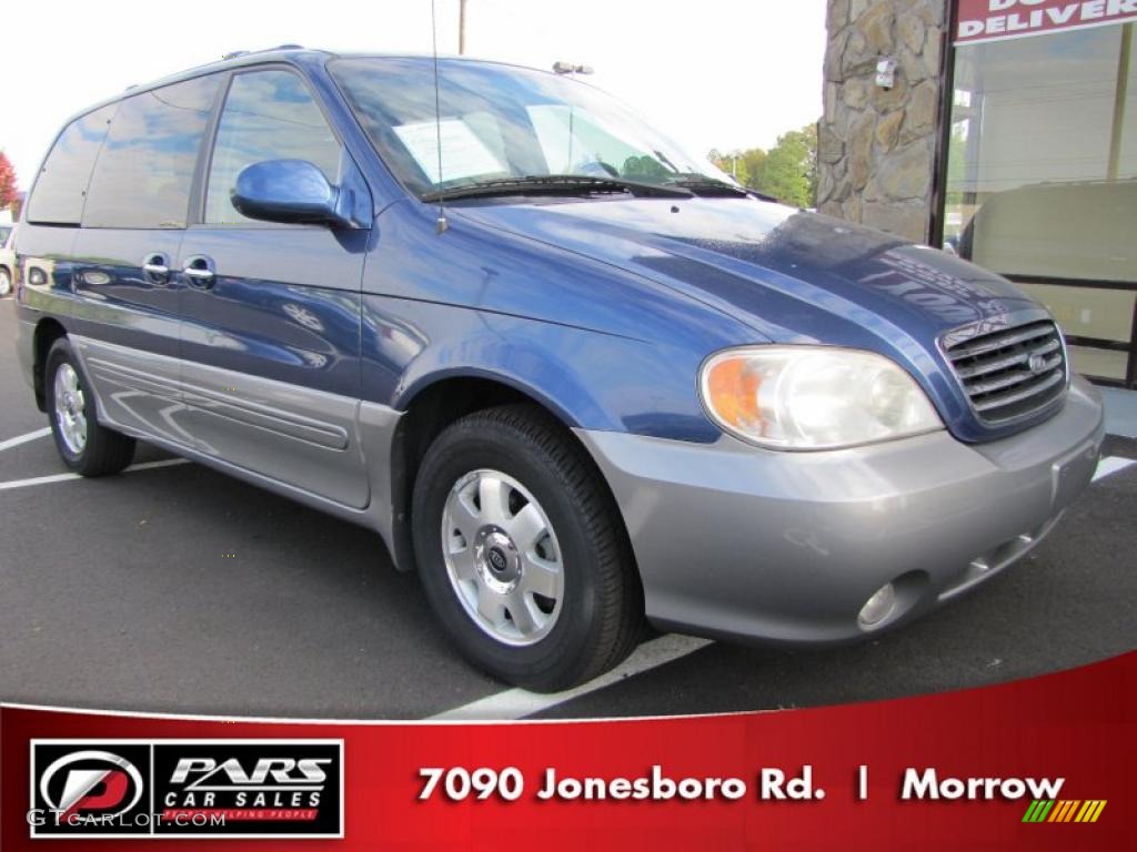 2003 Sedona LX - Blue Sapphire / Gray photo #4