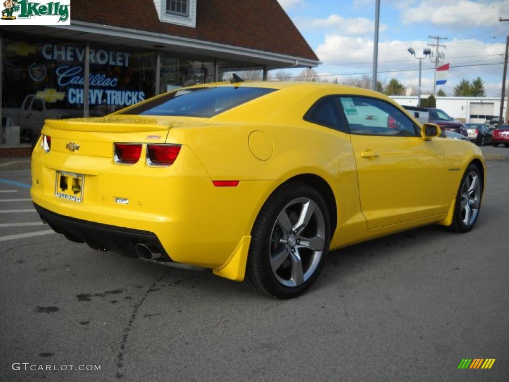 Rally Yellow 2011 Chevrolet Camaro SS/RS Coupe Exterior Photo #40334602