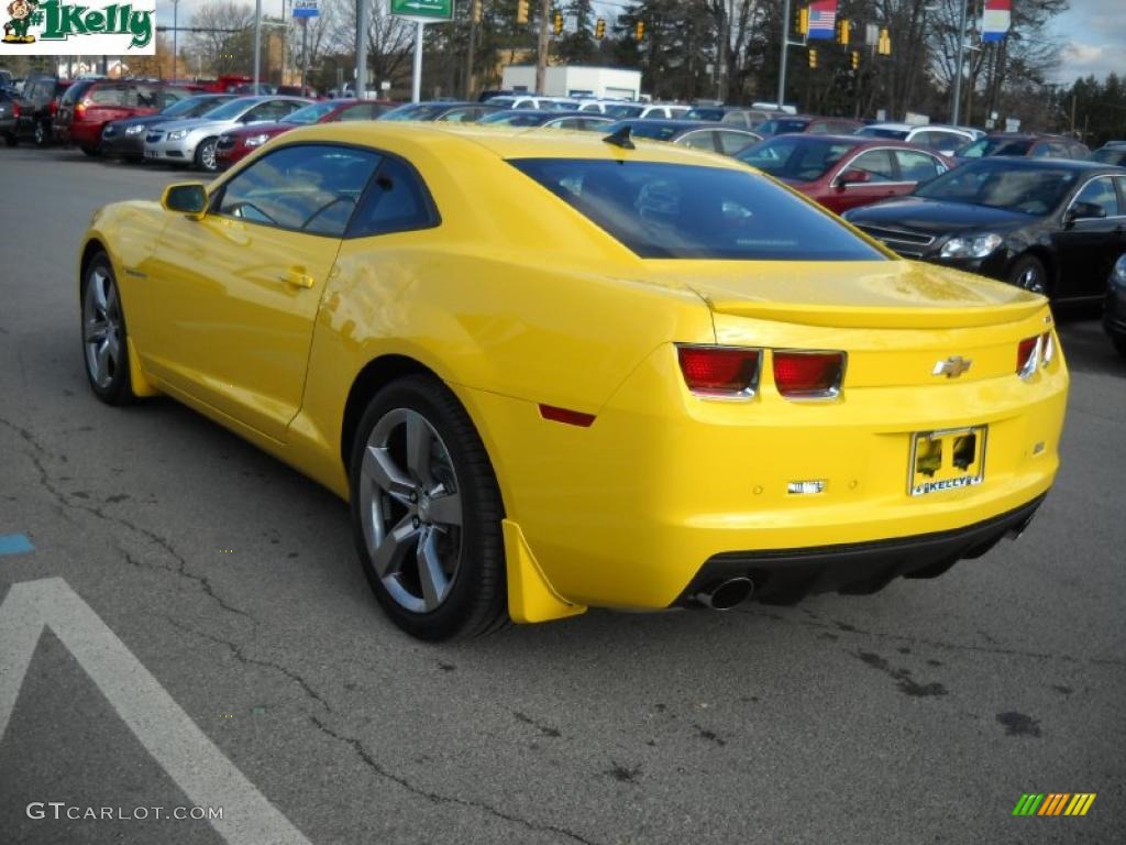 2011 Camaro SS/RS Coupe - Rally Yellow / Black photo #5