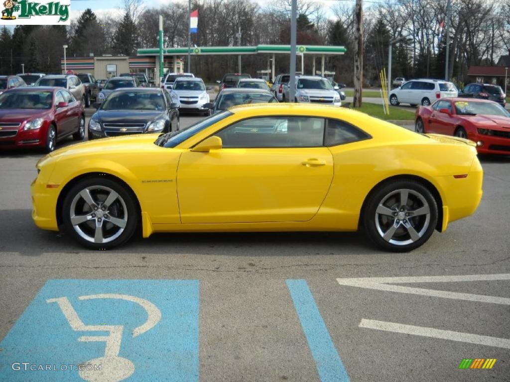 2011 Camaro SS/RS Coupe - Rally Yellow / Black photo #6