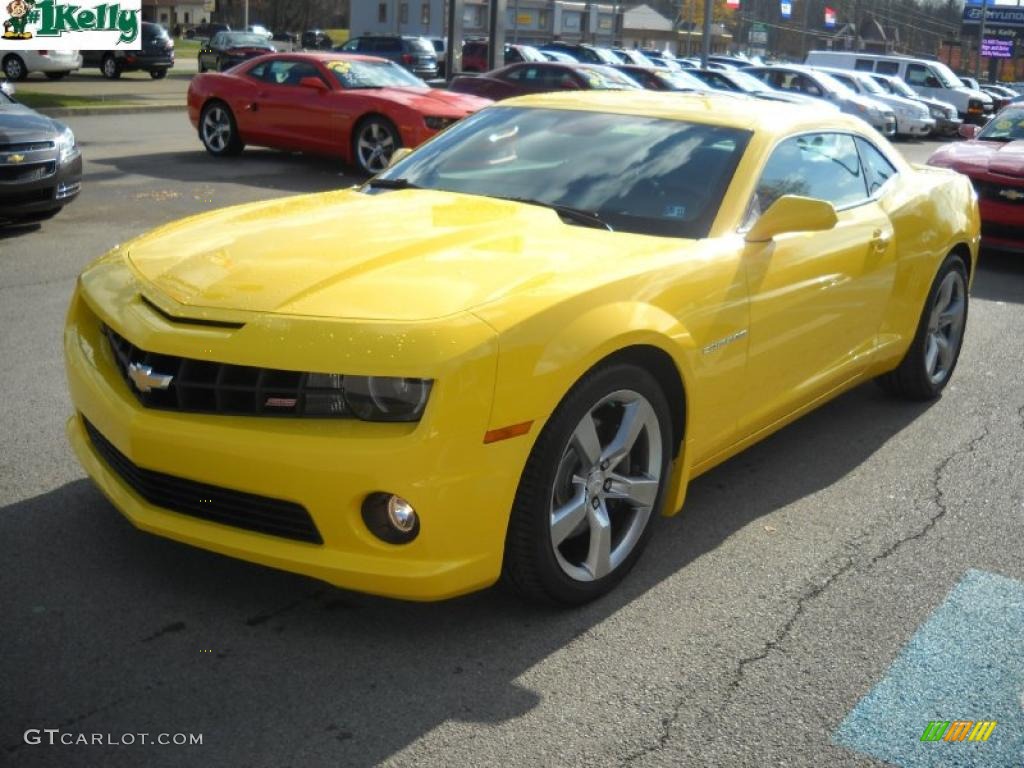 2011 Camaro SS/RS Coupe - Rally Yellow / Black photo #13