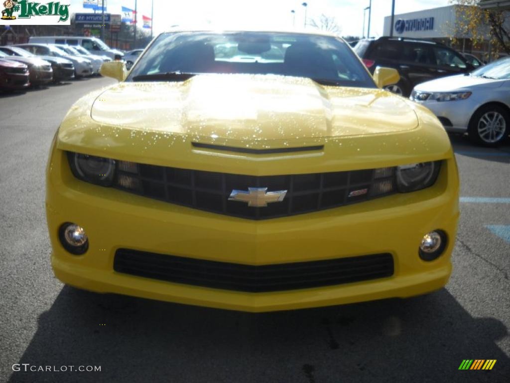 2011 Camaro SS/RS Coupe - Rally Yellow / Black photo #14