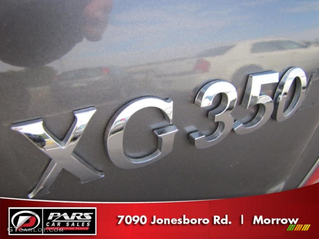 2002 XG350 Sedan - Evening Fog Gray / Black photo #9