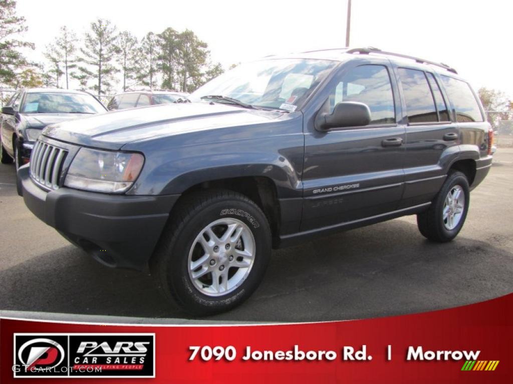 2004 Grand Cherokee Laredo - Steel Blue Pearl / Taupe photo #1