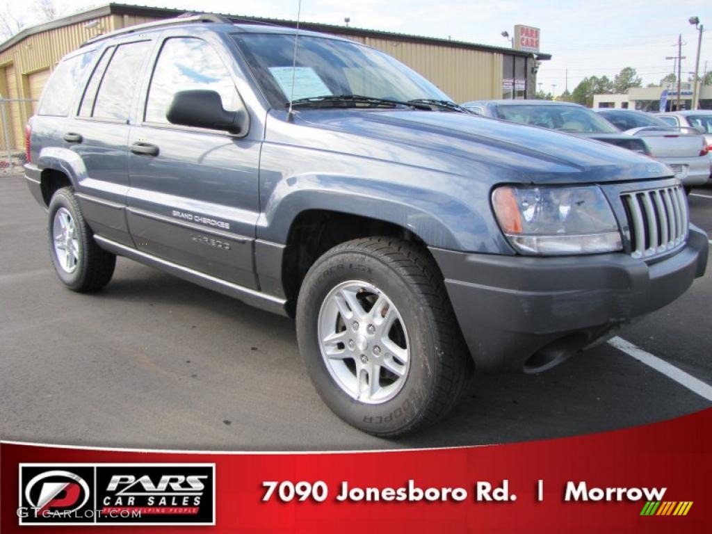 2004 Grand Cherokee Laredo - Steel Blue Pearl / Taupe photo #4