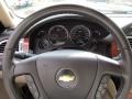 Ebony/Light Cashmere 2007 Chevrolet Avalanche LTZ 4WD Steering Wheel