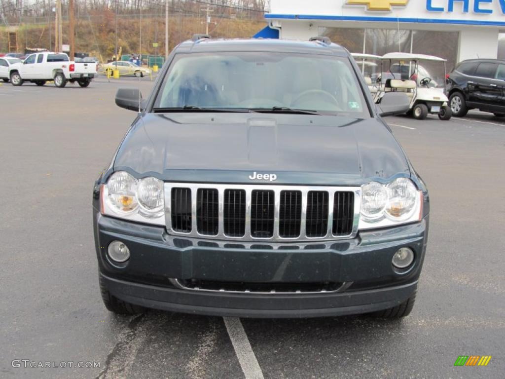 2006 Grand Cherokee Limited 4x4 - Steel Blue Metallic / Dark Khaki/Light Graystone photo #3