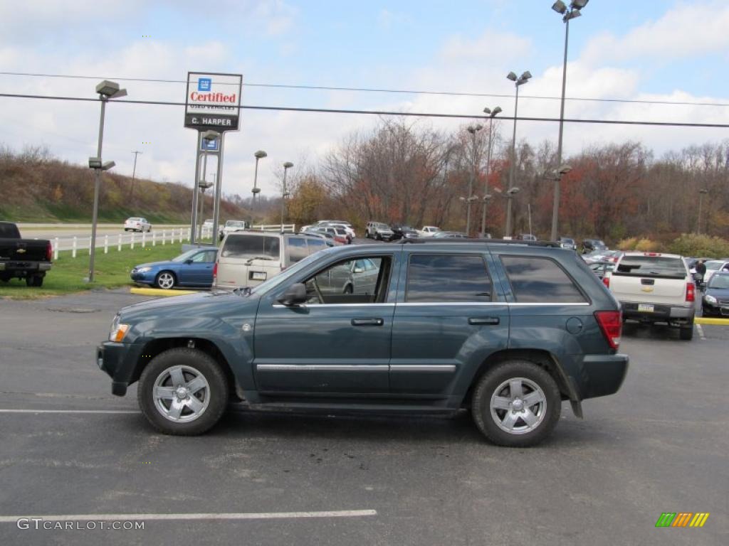 2006 Grand Cherokee Limited 4x4 - Steel Blue Metallic / Dark Khaki/Light Graystone photo #5