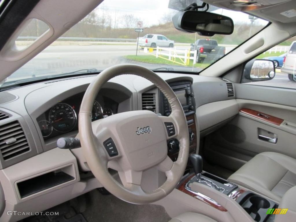 2006 Grand Cherokee Limited 4x4 - Steel Blue Metallic / Dark Khaki/Light Graystone photo #11