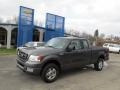 2004 Dark Shadow Grey Metallic Ford F150 XLT SuperCab 4x4  photo #1