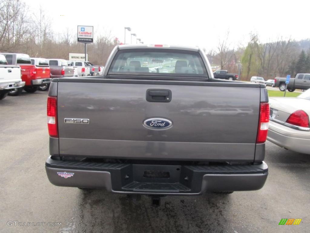 2004 F150 XLT SuperCab 4x4 - Dark Shadow Grey Metallic / Black/Medium Flint photo #3