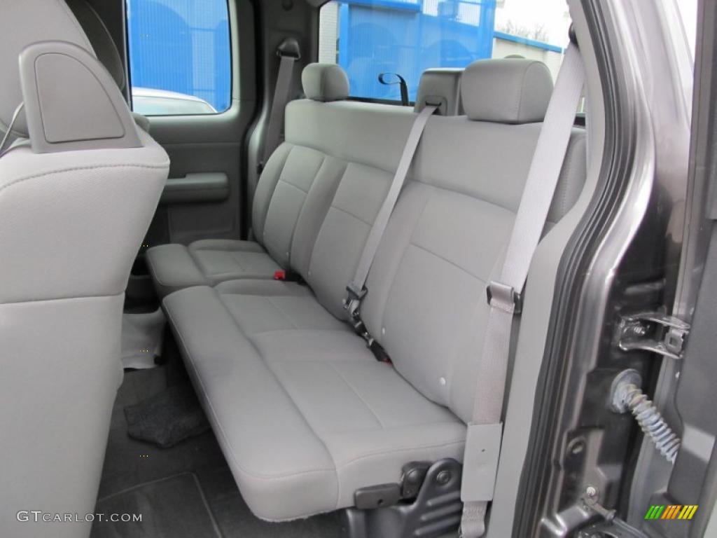 2004 F150 XLT SuperCab 4x4 - Dark Shadow Grey Metallic / Black/Medium Flint photo #12