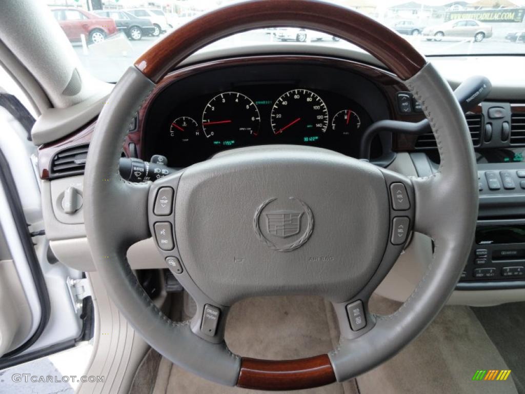 2005 Cadillac DeVille DHS Shale Steering Wheel Photo #40339435