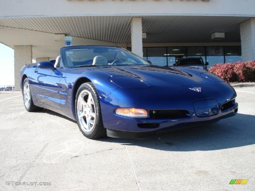 LeMans Blue Metallic 2004 Chevrolet Corvette Convertible Exterior Photo #40339863