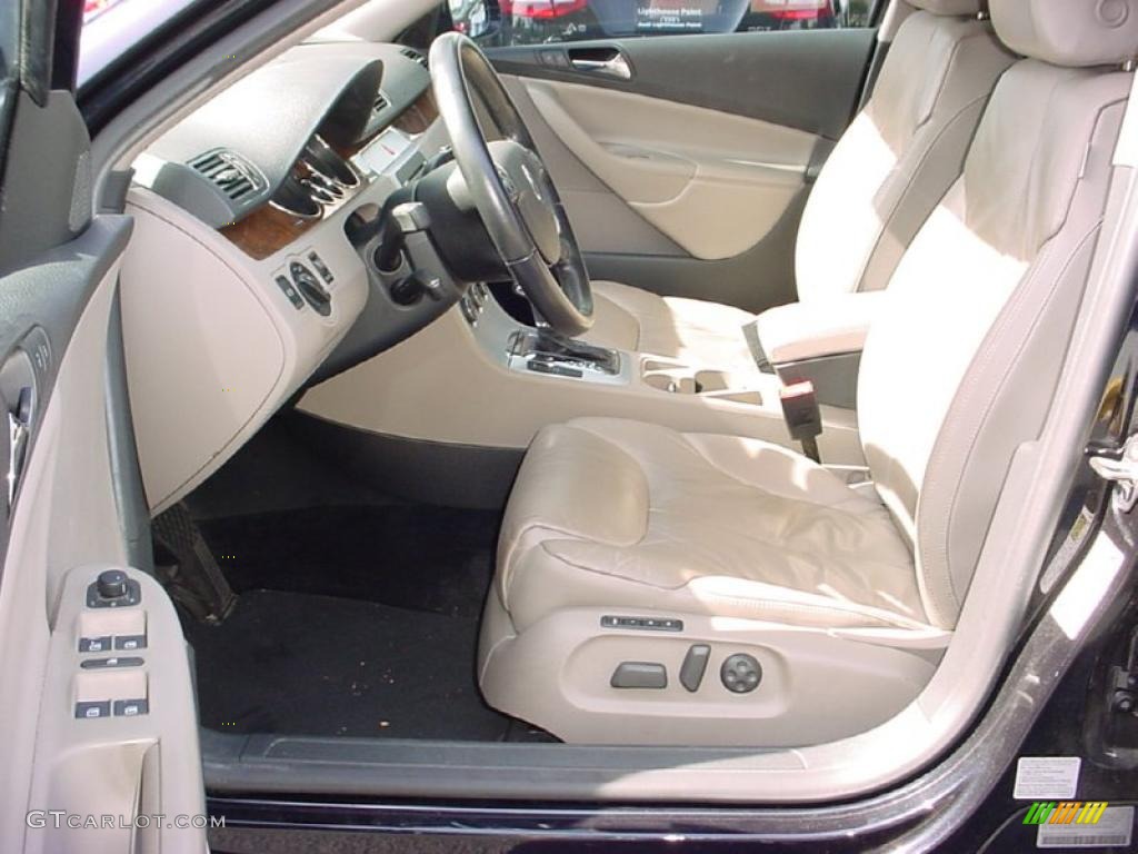 Pure Beige Interior 2007 Volkswagen Passat 2.0T Sedan Photo #40340603
