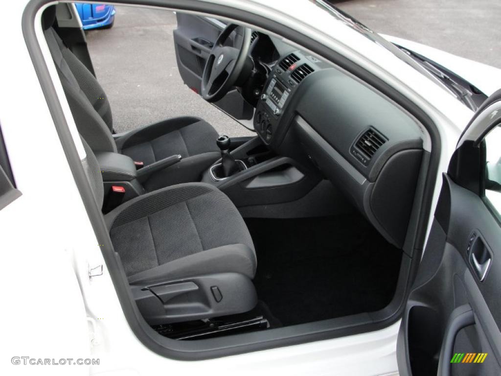 Anthracite Interior 2009 Volkswagen Jetta S Sedan Photo #40342496