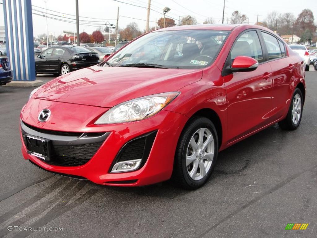 Velocity Red Mica 2010 Mazda MAZDA3 s Sport 4 Door Exterior Photo #40342524