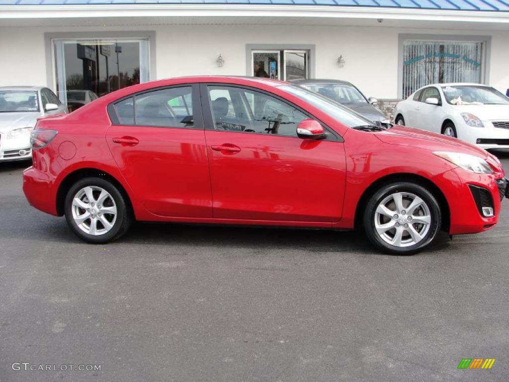 Velocity Red Mica 2010 Mazda MAZDA3 s Sport 4 Door Exterior Photo #40342540