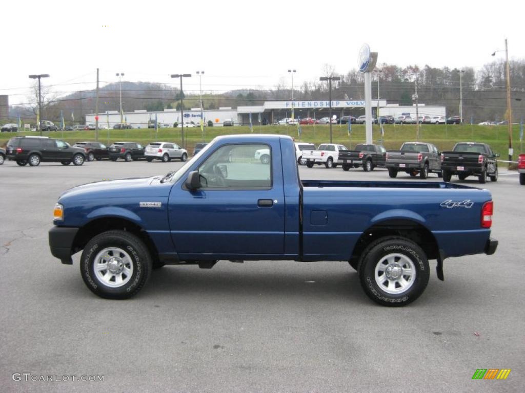Vista Blue Metallic 2008 Ford Ranger XL Regular Cab 4x4 Exterior Photo #40343776