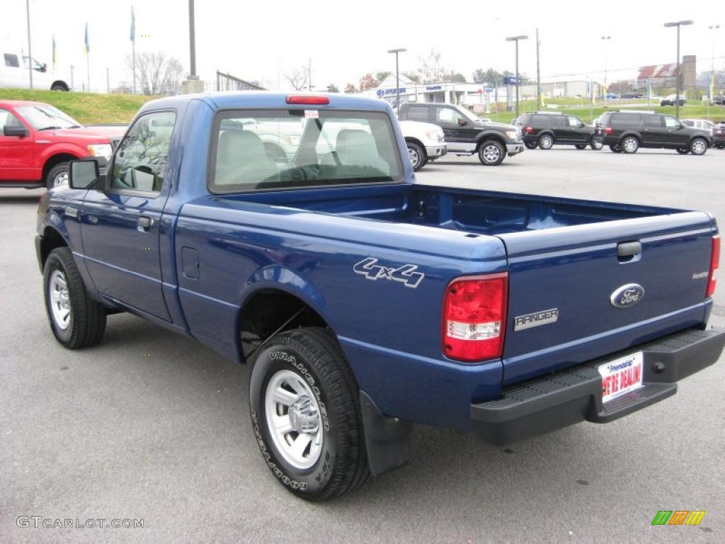 Vista Blue Metallic 2008 Ford Ranger XL Regular Cab 4x4 Exterior Photo #40343942
