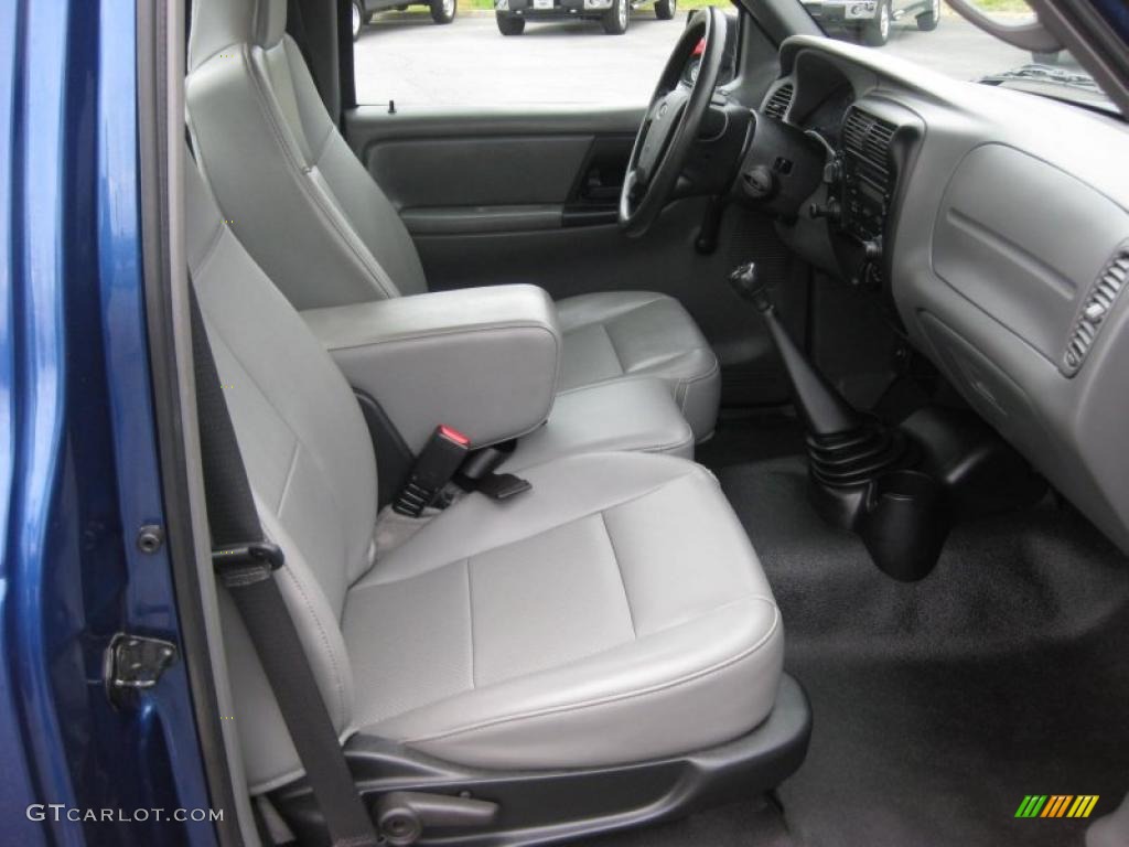 Medium Dark Flint Interior 2008 Ford Ranger XL Regular Cab 4x4 Photo #40344122